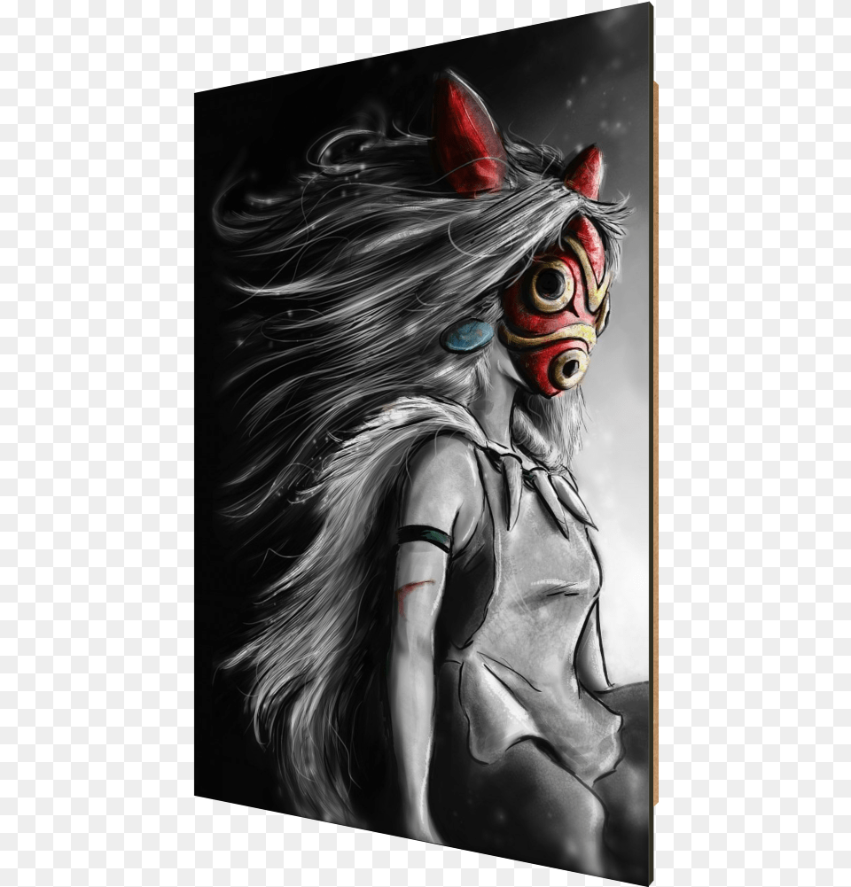 The Fury Of A Princess Mononoke San Mononoke Hime Princess Mononoke, Adult, Female, Person, Woman Free Png Download