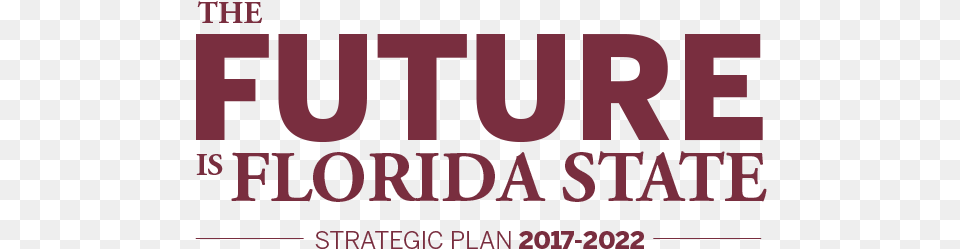 The Future Is Florida State University Of Florida, Text Png