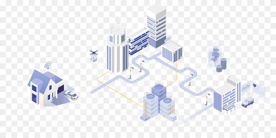 The Future Of 5g Ces 2019 Ai, City, Cad Diagram, Diagram, Urban Free Png Download