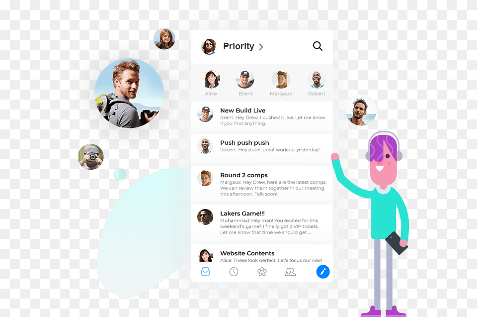 The Future Of Email Is Conversational Spike Sharing, Adult, Male, Man, Person Png Image
