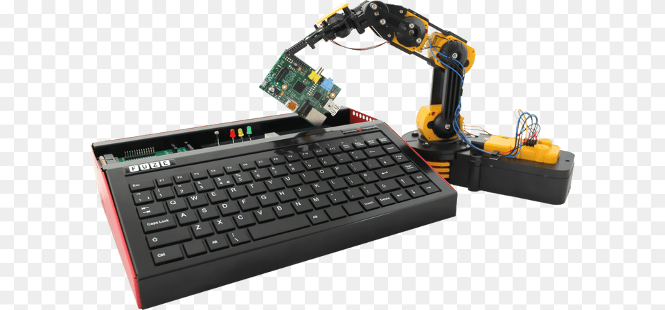 The Fuze Raspberry Pi Computer And Robotic Arm Kit, Computer Hardware, Computer Keyboard, Electronics, Hardware Free Transparent Png