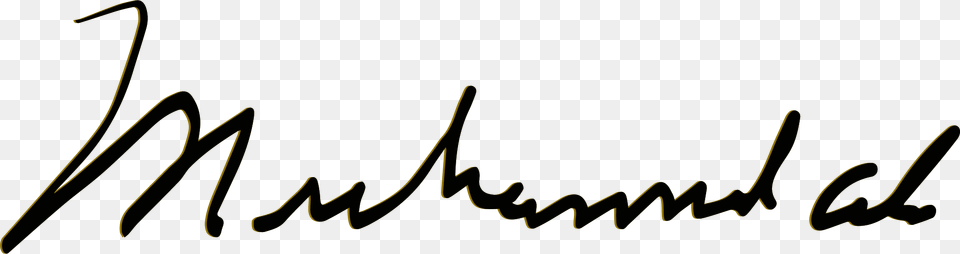 The G Muhammad Ali Signature, Handwriting, Text Free Transparent Png
