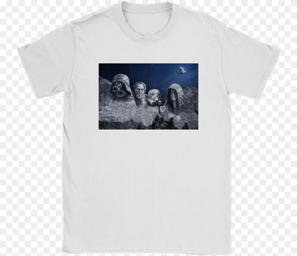 The Galactic Republic Mount Rushmore Star Wars Shirts Indian Elephant, Clothing, T-shirt, Person, Face Png