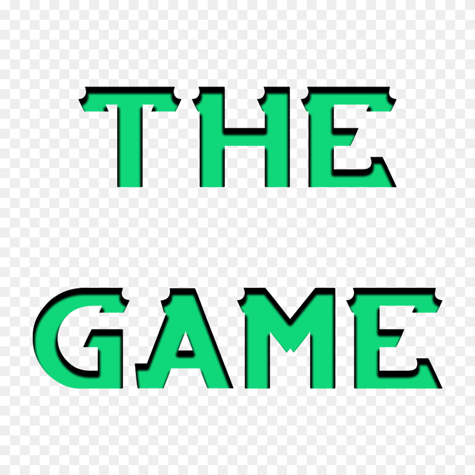 The Game, Green, Text Free Png