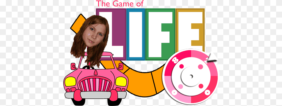 The Game Of Life Choosing Figs Game Of Life Transparent, Child, Female, Girl, Person Png Image