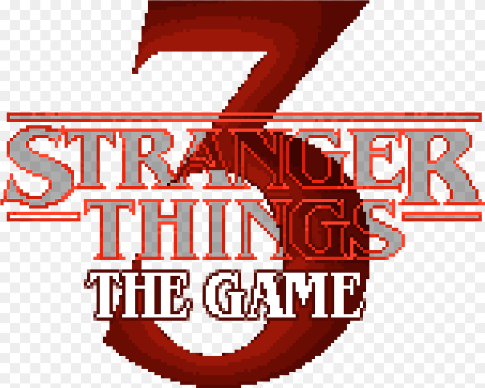 The Game Stranger Things 3 The Game Logo, Scoreboard, Text Free Png