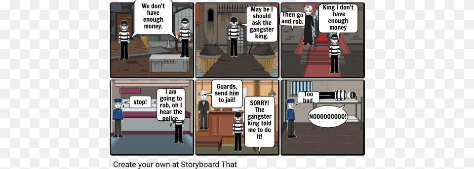 The Gangster That Went To Jail Cartoon, Book, Comics, Publication, Person Png Image