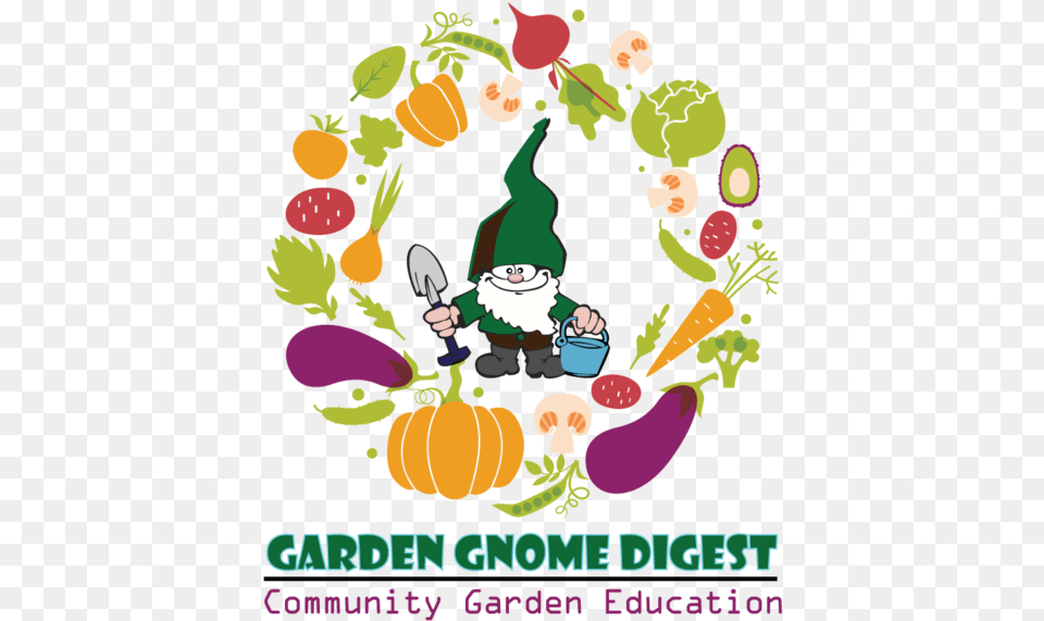 The Garden Gnome Digest Is A Community Education Program Daily Foods Vector, Art, Graphics, Advertisement, Poster Free Transparent Png