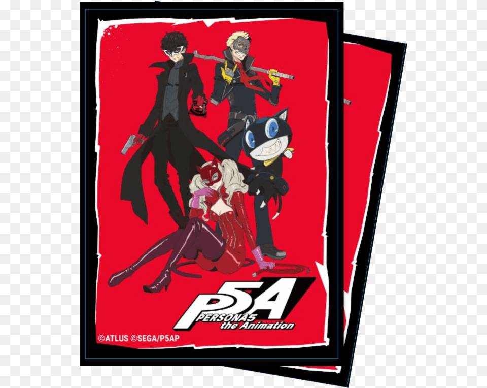 The Gathering Street Fighter 4 Pocket Holofoil Portfolio Ultra Pro Persona 5 Sleeves, Book, Comics, Publication, Advertisement Png Image