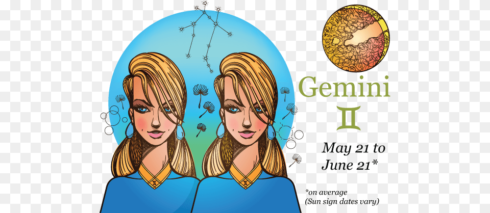 The Gemini Woman Astrological Sign, Publication, Book, Comics, Adult Free Transparent Png