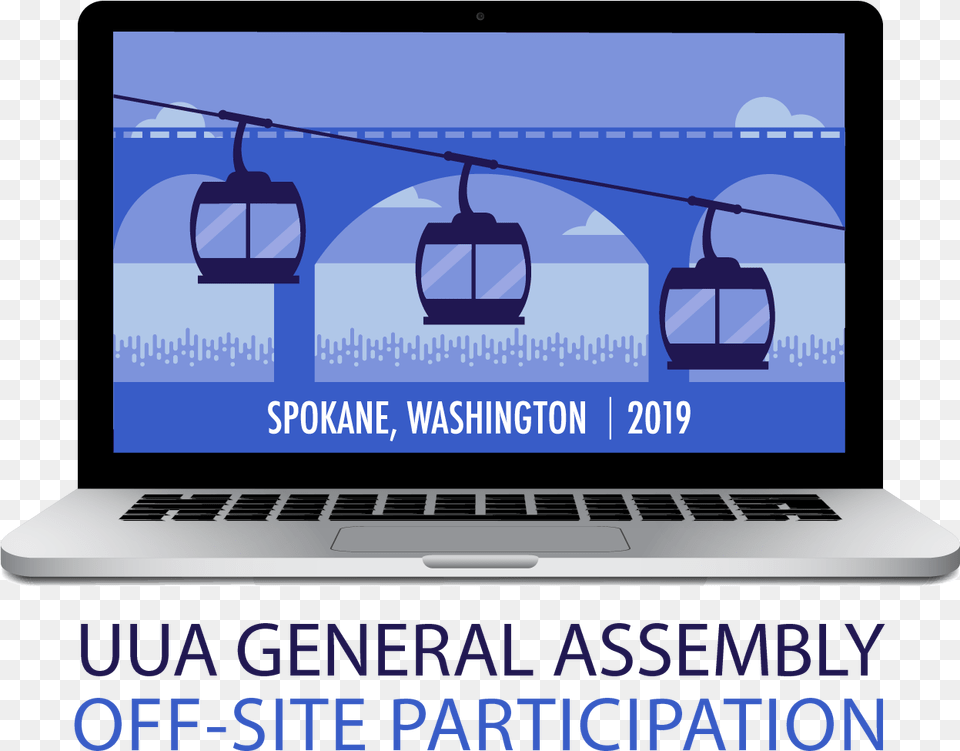 The General Assembly Logo Is Displayed On A Laptop Uu General Assembly 2019, Computer, Electronics, Pc, Computer Hardware Free Png Download