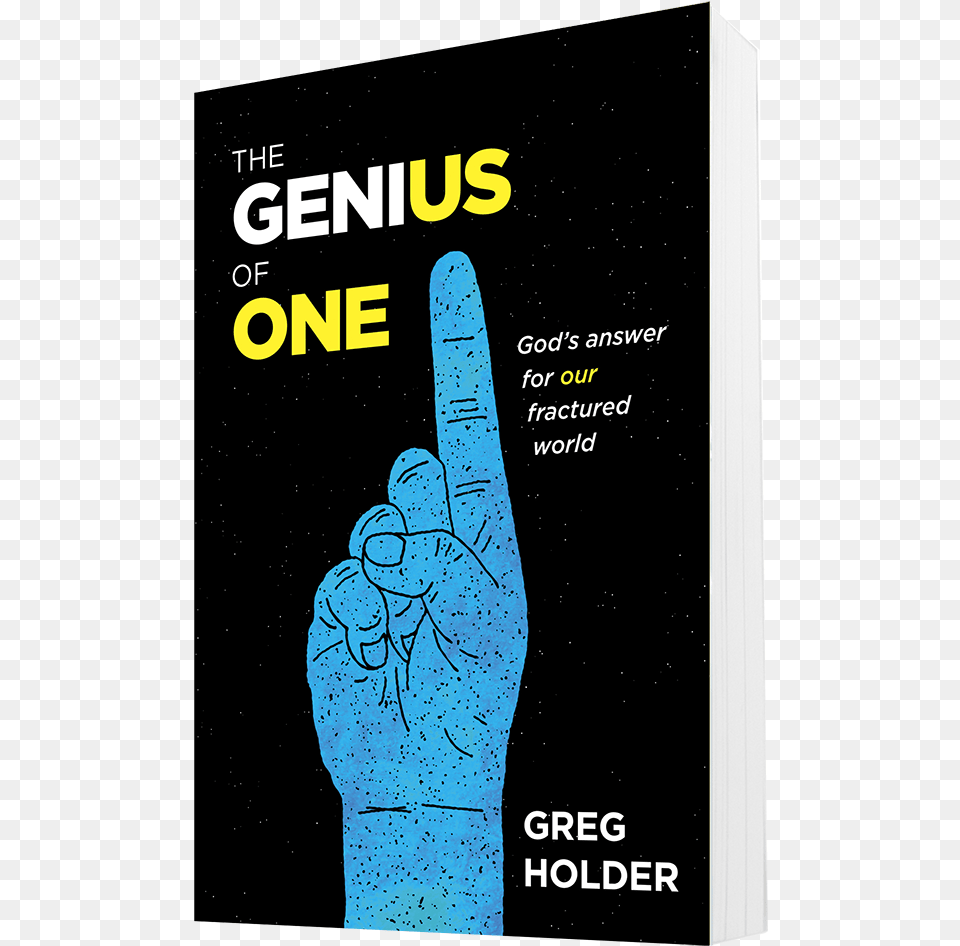 The Genius Of One Book Cover Poster, Finger, Body Part, Hand, Person Png