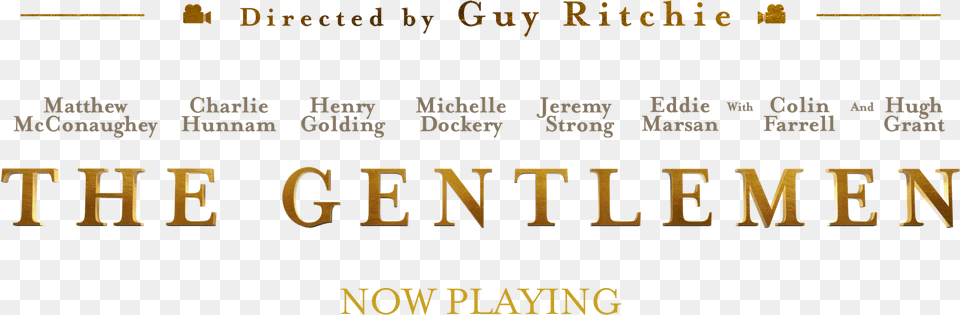 The Gentlemen Gentlemen Movie Logo, Text Png Image