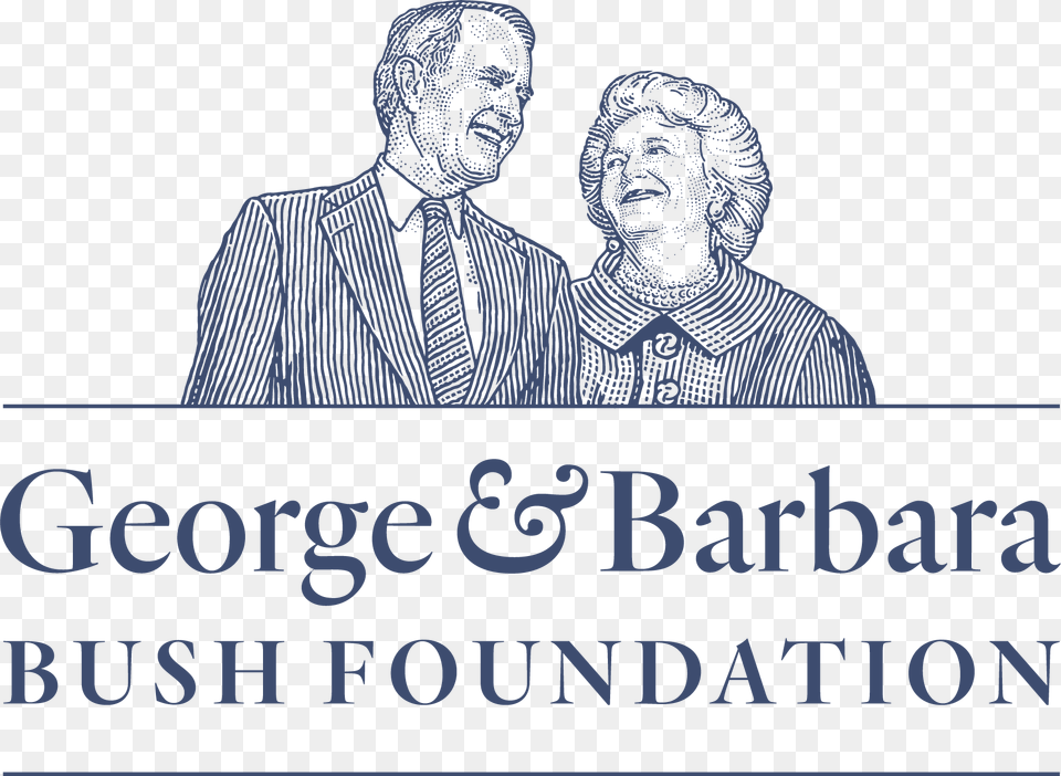 The George And Barbara Bush Foundation Barbara Bush At George Bush Foundation, Adult, Male, Man, Person Free Transparent Png