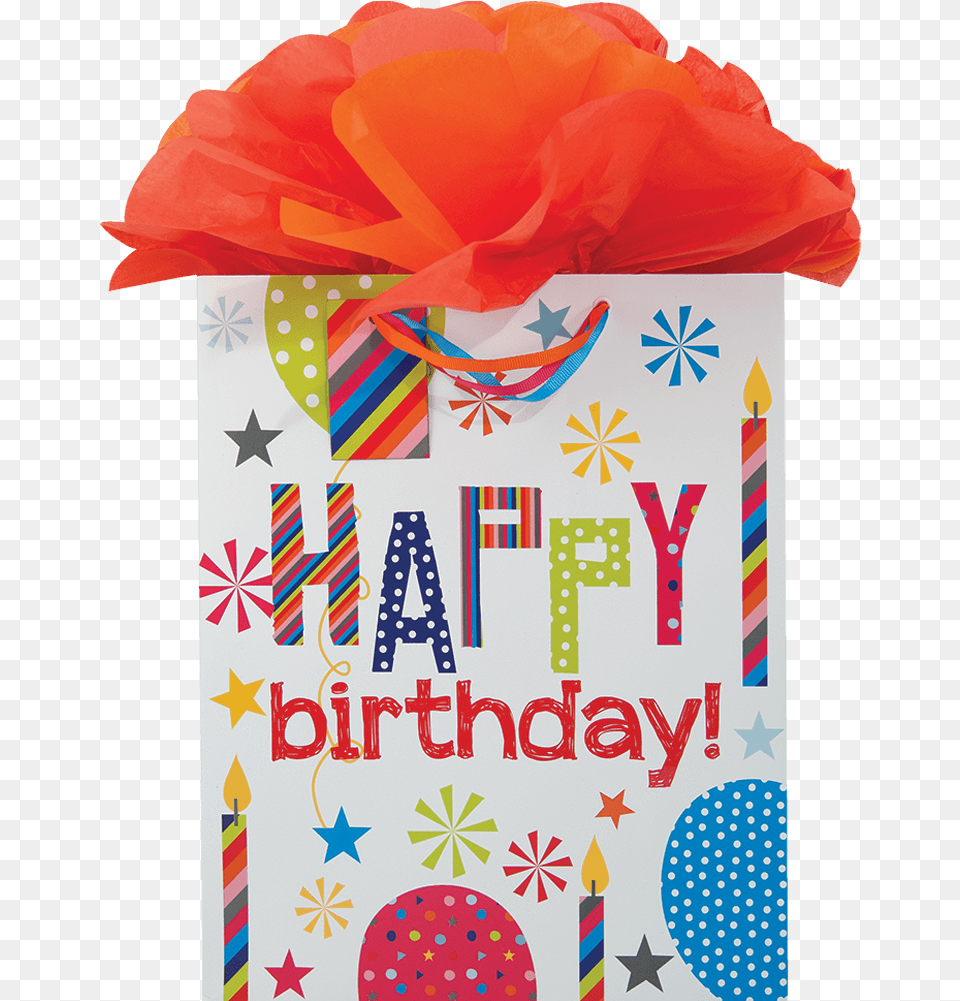 The Gift Wrap Company Birthday Party Birthday Gift Bag, Envelope, Greeting Card, Mail, Flower Png Image