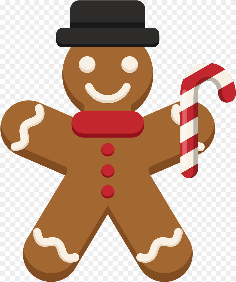 The Gingerbread Man Christmas Day, Cookie, Food, Sweets, Dynamite Png Image
