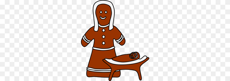 The Gingerbread Man Gingerbread House, Food, Sweets, Baby, Person Free Png Download