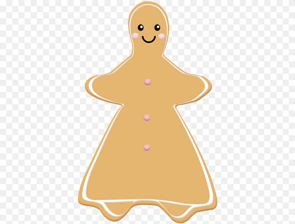 The Gingerbread Man Material Fondant Cookies Picture Illustration, Cookie, Food, Sweets, Nature Free Transparent Png
