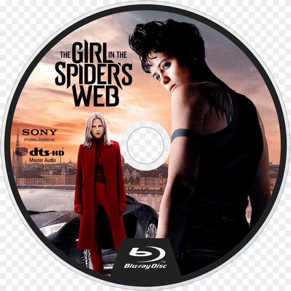 The Girl In The Spider S Web Bluray Disc Girl In The Spider39s Web Blu Ray, Adult, Person, Man, Male Png Image