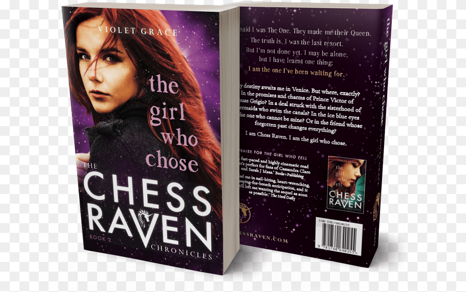 The Girl Who Chose Cover Violet Grace Chess Raven Characters, Book, Novel, Publication, Adult Free Png