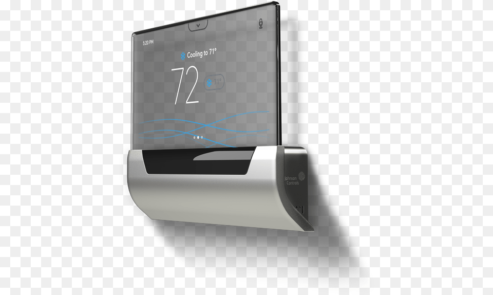 The Glas Thermostat Integrates A See Through Oled Touch Smart Thermostat, Electrical Device, Appliance, Device, Mailbox Png