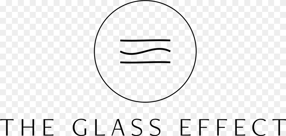 The Glass Effect Final Logo Black 21 Circle, Gray Free Png Download
