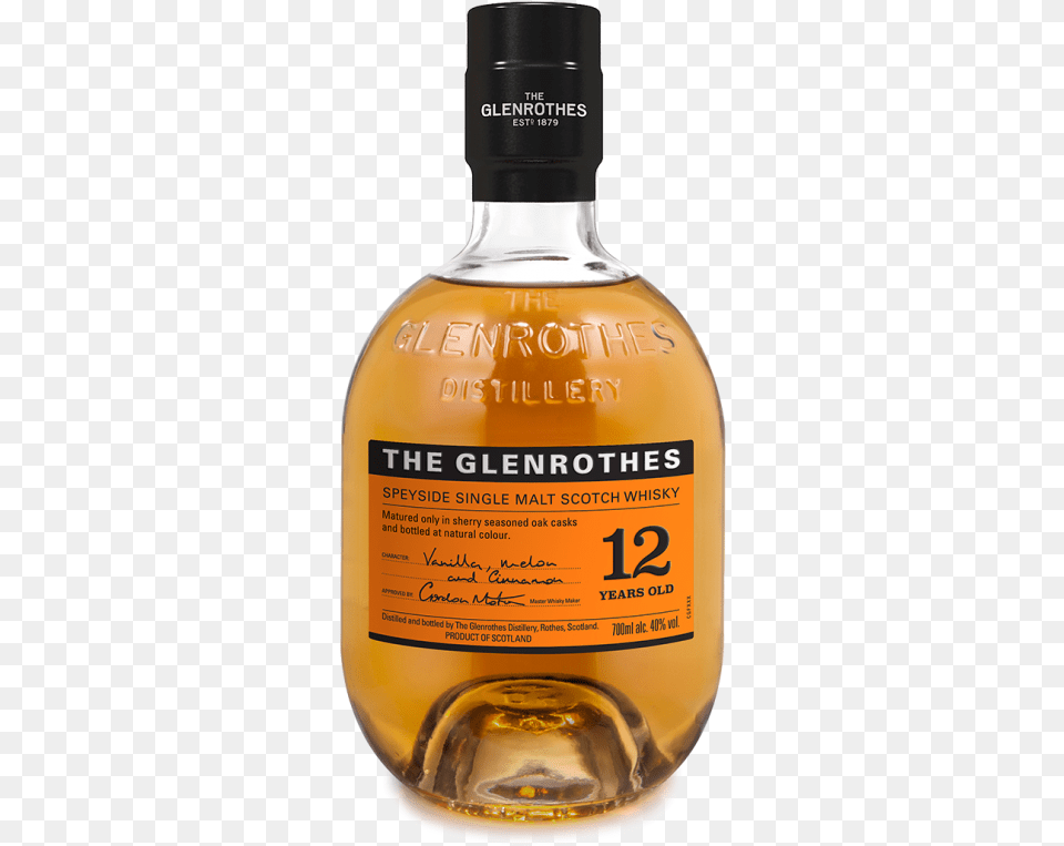 The Glenrothes 12 Year Old Glenrothes, Alcohol, Beverage, Liquor, Whisky Free Transparent Png