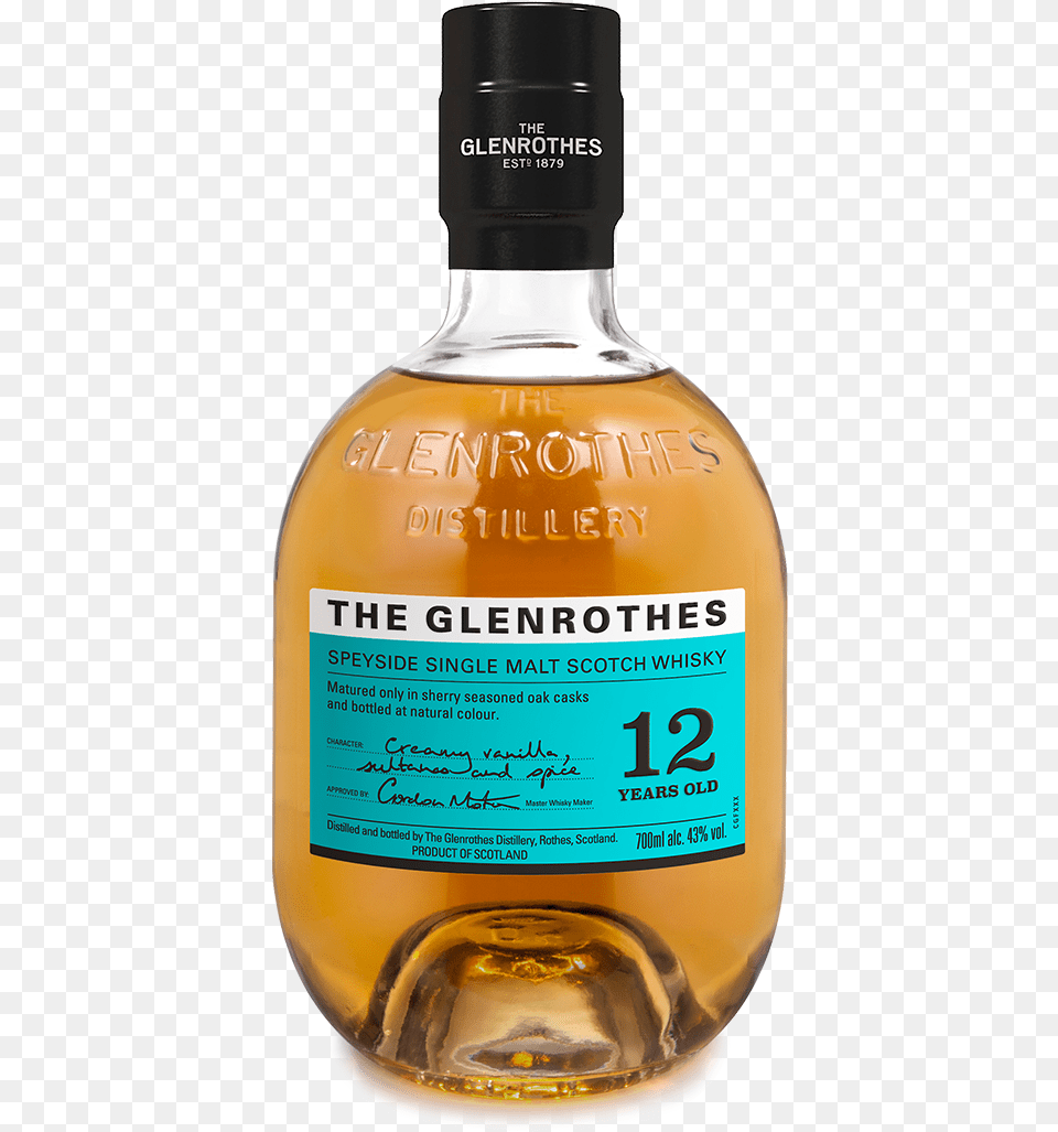 The Glenrothes Aqua Collection 12 Year Old Speyside, Alcohol, Beverage, Liquor, Whisky Free Png