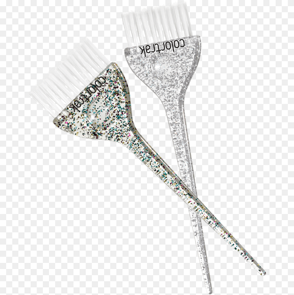 The Glitter Brushes Glitter Hair Color Brush, Cutlery, Device, Tool, Fork Free Png