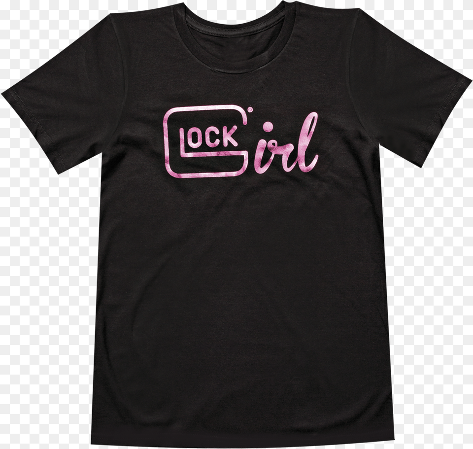 The Glock Girl T Shirt Is Black With Pink Lettering Tai Hao Le Shirt, Clothing, T-shirt Free Transparent Png