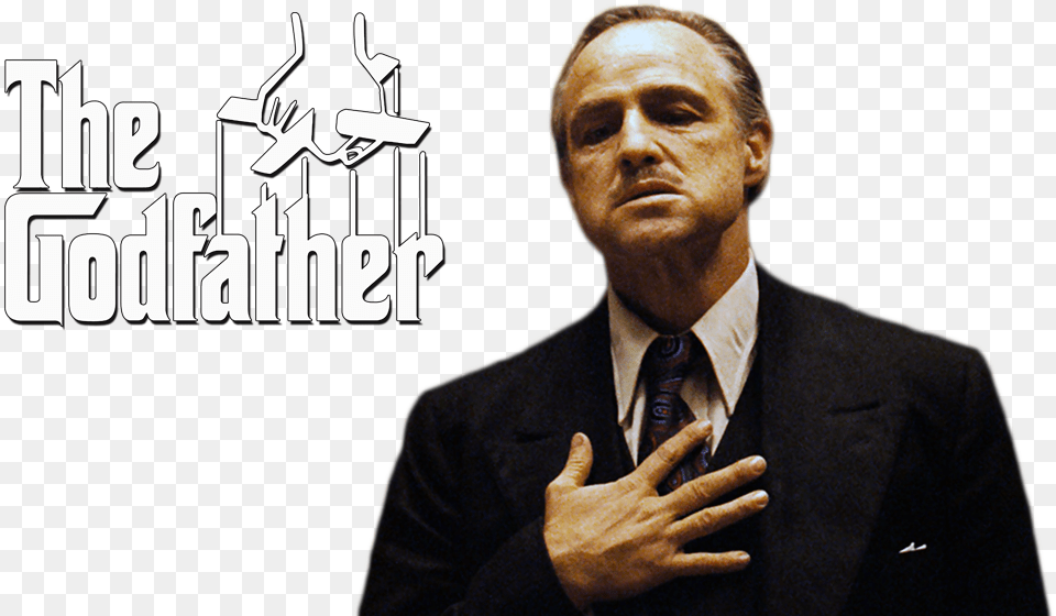The Godfather Image Marlon Brando Godfather, Accessories, Suit, Person, Man Free Png Download