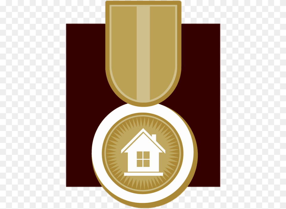 The Gold Medal Team At Remax Properties Inc Emblem, Gold Medal, Trophy Png Image