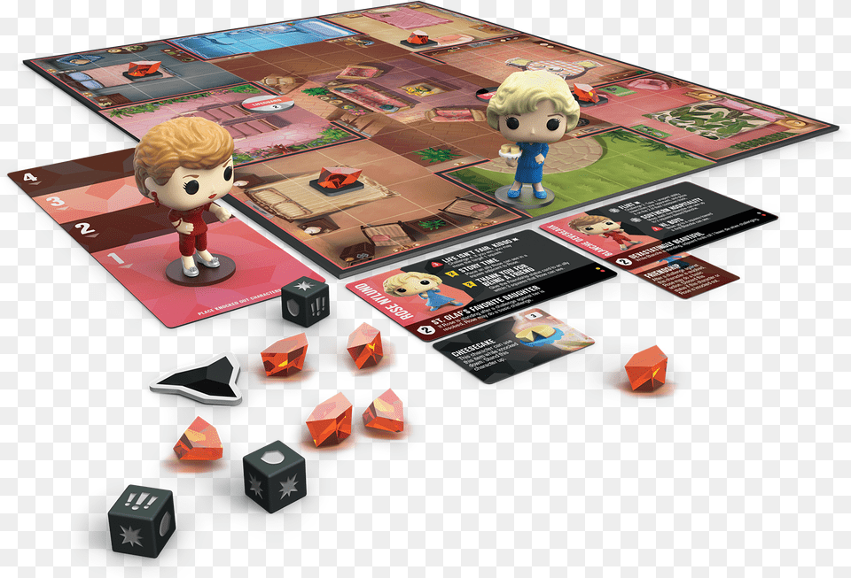 The Golden Girls Golden Girls Funko Board Game, Doll, Toy, Furniture, Table Png Image