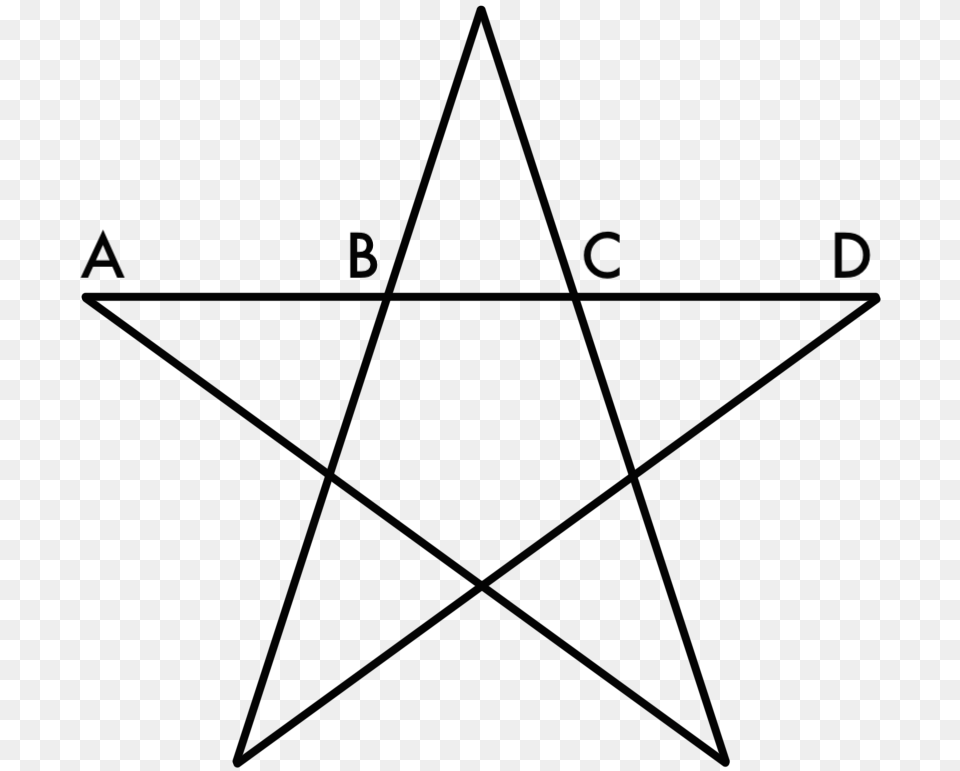 The Golden Ratio Go Figure, Star Symbol, Symbol, Triangle, Nature Free Png