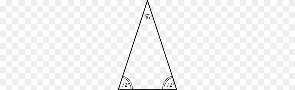 The Golden Ratio Golden Triangles, Gray Png Image