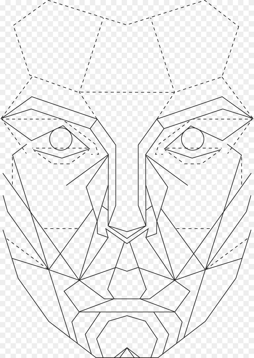 The Golden Ratio In Graphic Golden Ratio Face Template Female, Mask, Art, Architecture, Building Free Png