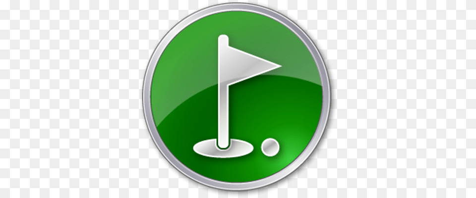 The Golf Icon Icon Scroll To Top, Sign, Symbol, Disk Png