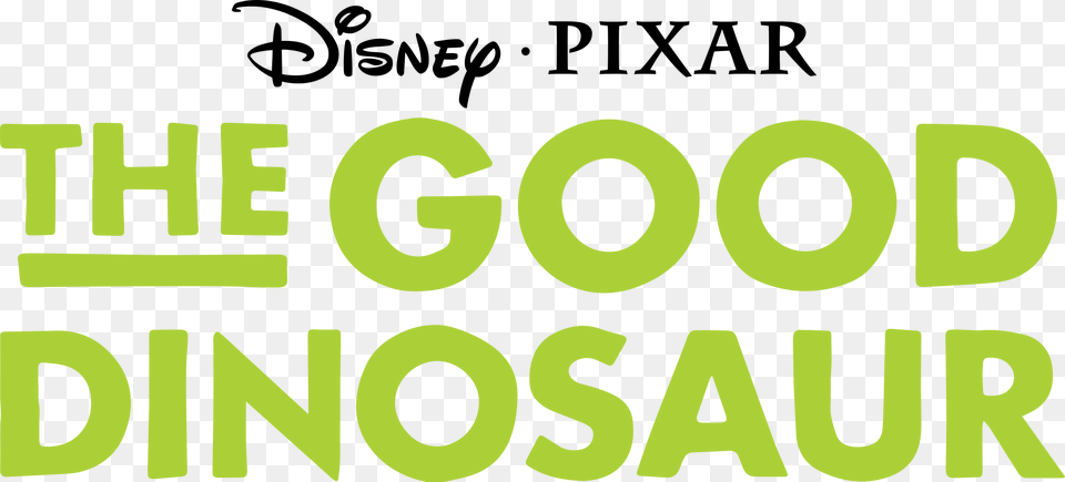 The Good Dinosaur Logo Walt Disney Good Dinosaur Logo, Green, Text, Symbol, Number Free Transparent Png