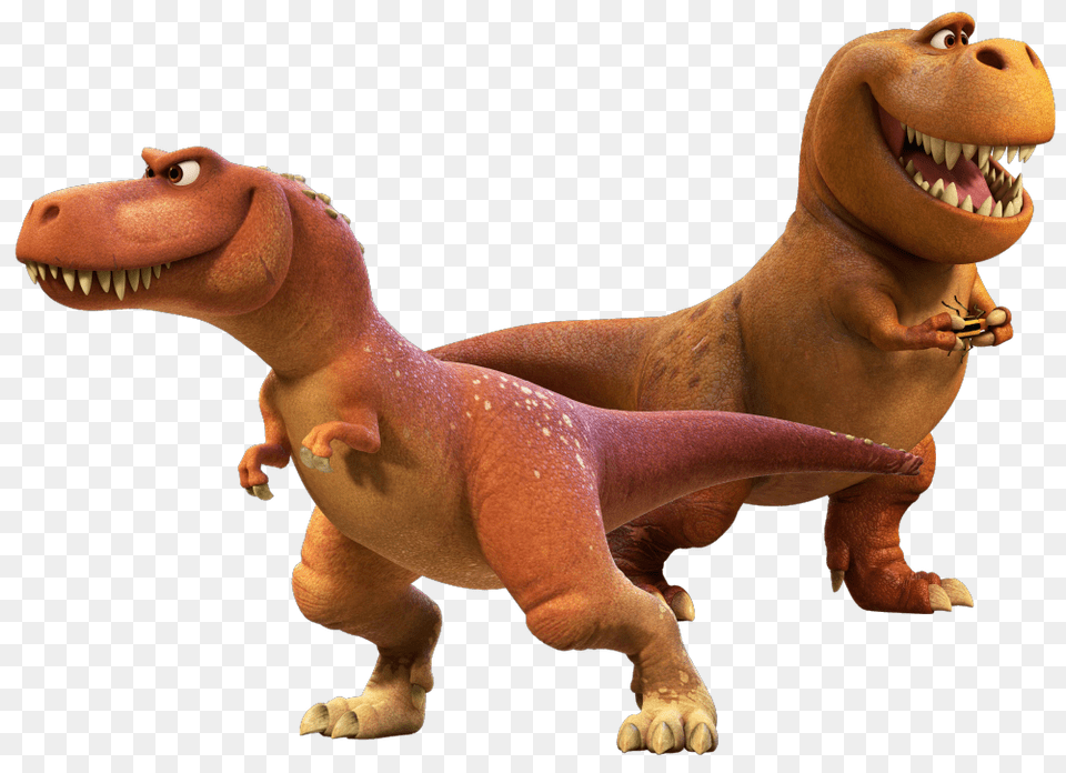 The Good Dinosaur Ramsey And Nash, Animal, Reptile, T-rex Free Png