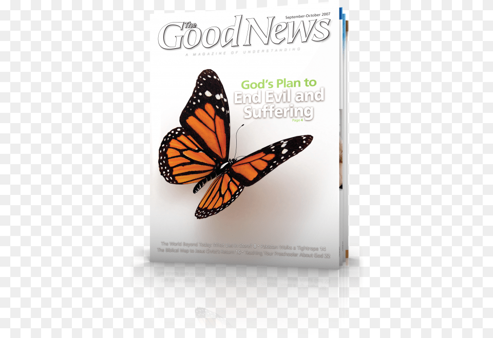 The Good News September October 3d Butterfly, Animal, Insect, Invertebrate, Monarch Free Png Download
