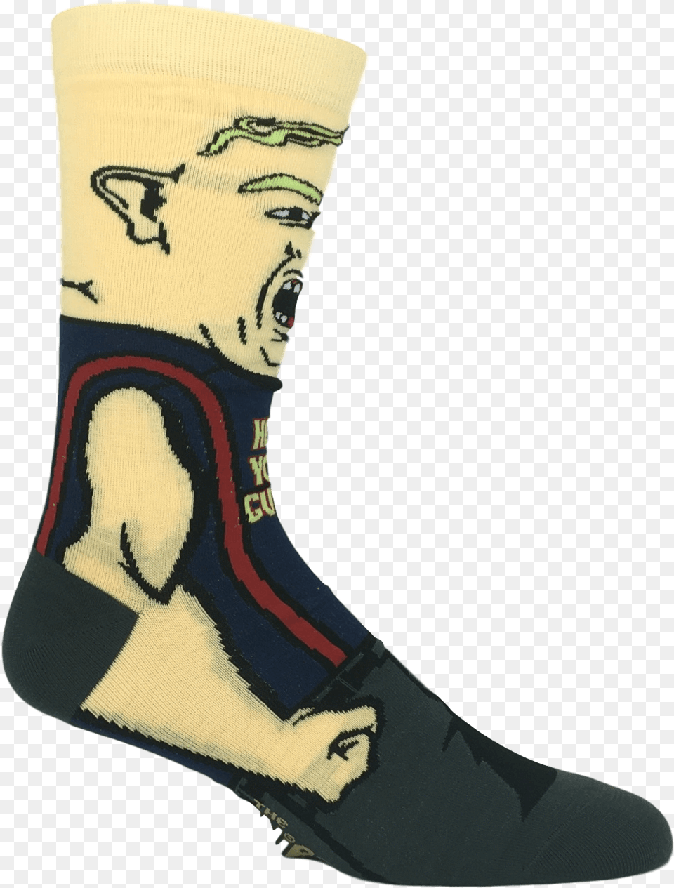 The Goonies Sloth 360 Socksclass Sock, Adult, Male, Man, Person Free Transparent Png