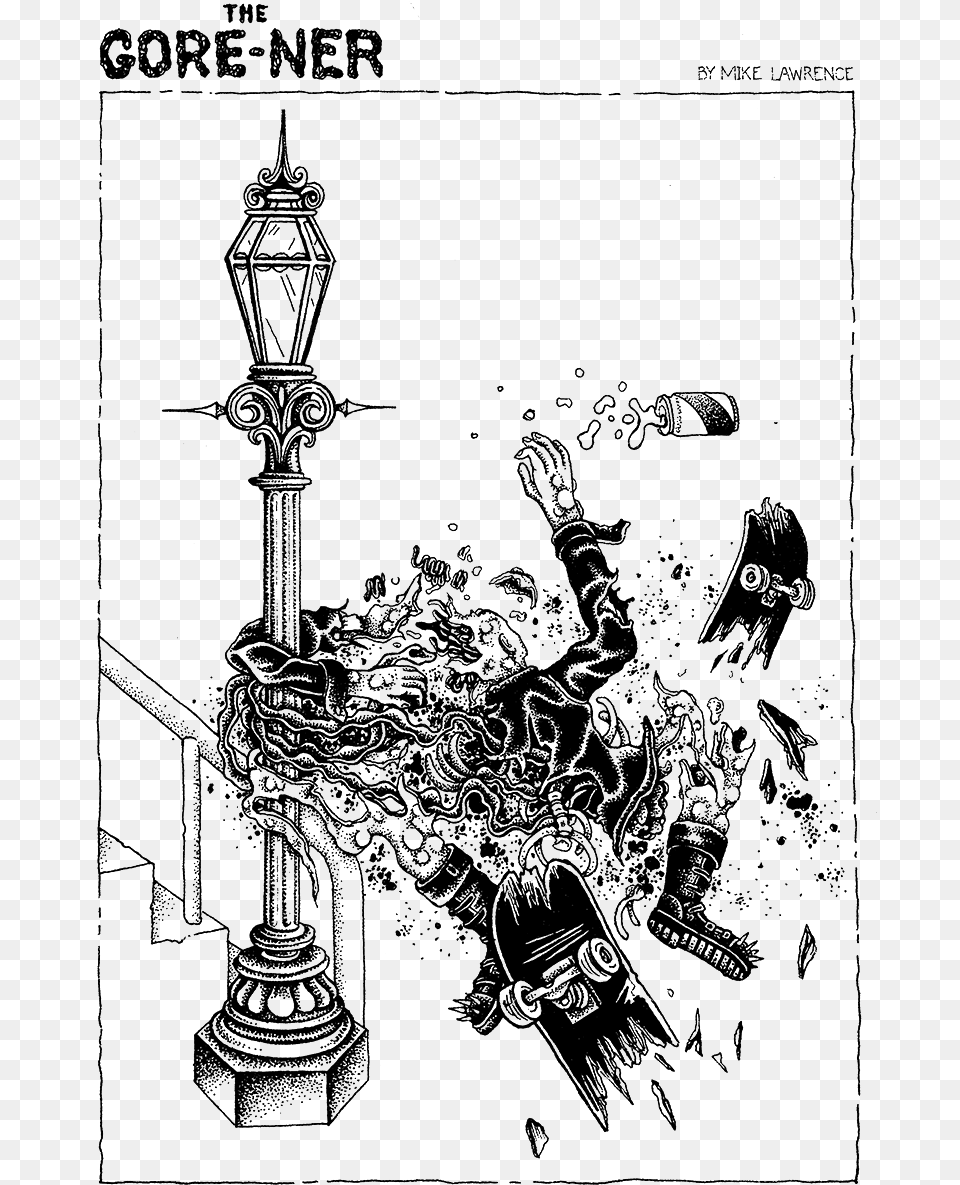 The Gore Ner By Mike Lawrence Illustration, Art, Lamp, Blade, Dagger Free Transparent Png