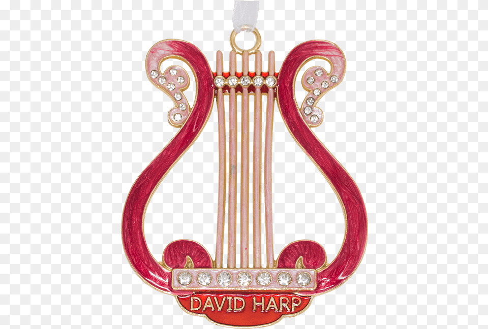 The Gracefully Curved Shape The David39s Harp In Pink David, Musical Instrument, Lyre Free Transparent Png