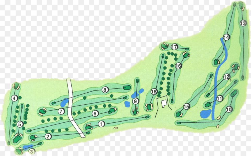 The Grassy Creek Golf Amp Country Club Course Layout Artificial Turf Free Transparent Png