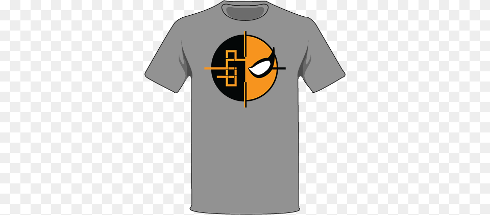 The Gray Extra Small Homage To Deathstroke Tree Shirts Active Shirt, Clothing, T-shirt Png