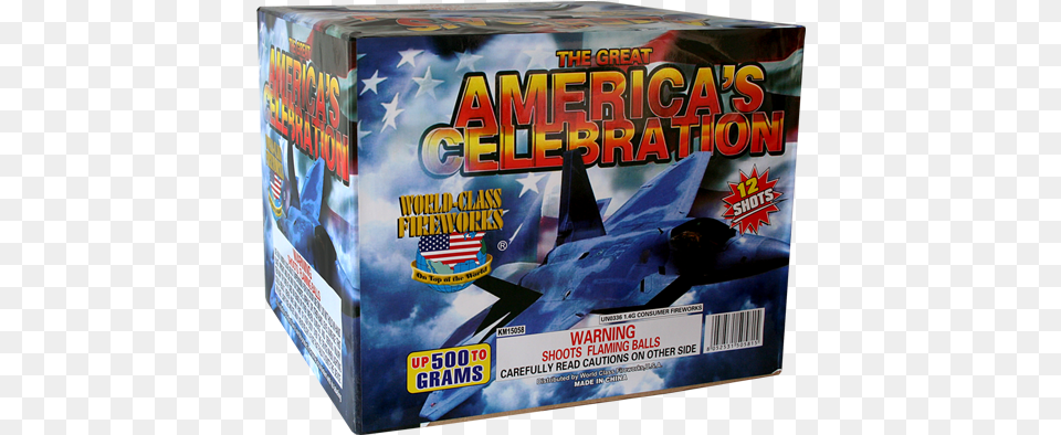 The Great America39s Celebration World Class Fireworks, Box, Aircraft, Airplane, Transportation Png