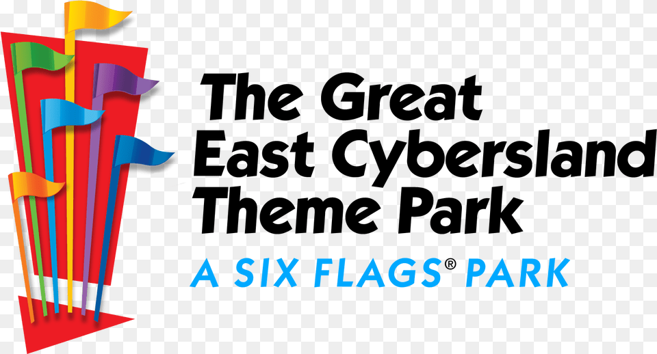 The Great East Cybersland Theme Park A Six Flags Park Six Flags, Weapon, Arrow, Art Png