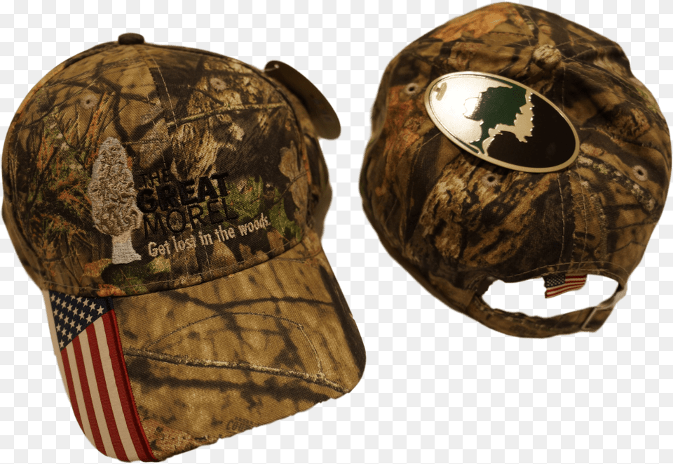 The Great Morel Ball Cap Frayed Camo Cap With Solid, Baseball Cap, Clothing, Hat, Military Png Image