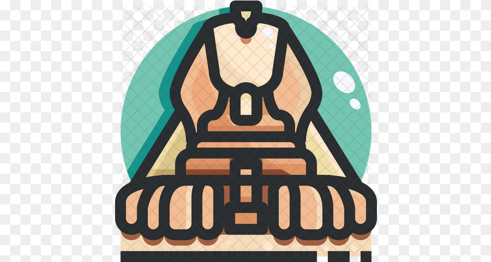 The Great Sphinx Icon Art, Grass, Plant, Lawn Free Transparent Png
