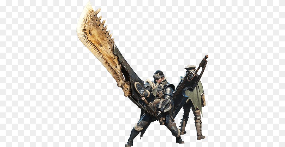 The Great Sword Is The Hardest Hitting Weapon In The Monster Hunter World Great Sword, Adult, Male, Man, Person Png